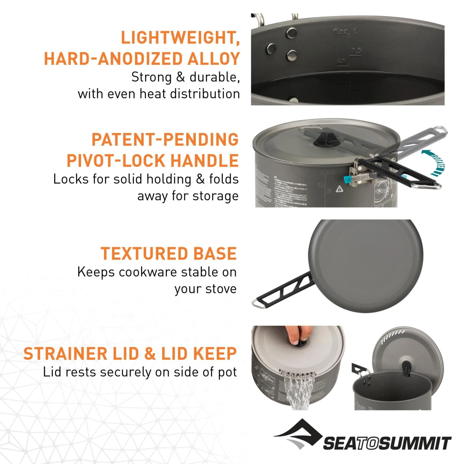 Sea To Summit Alpha 2 Pot Cook Set 4.2|-|Ensemble De Vaisselle Alpha Cookset 4.2 11 Sea To Summit Alpha 2 Pot Cook Set 4.2|-|Ensemble De Vaisselle Alpha Cookset 4.2 - Image 11