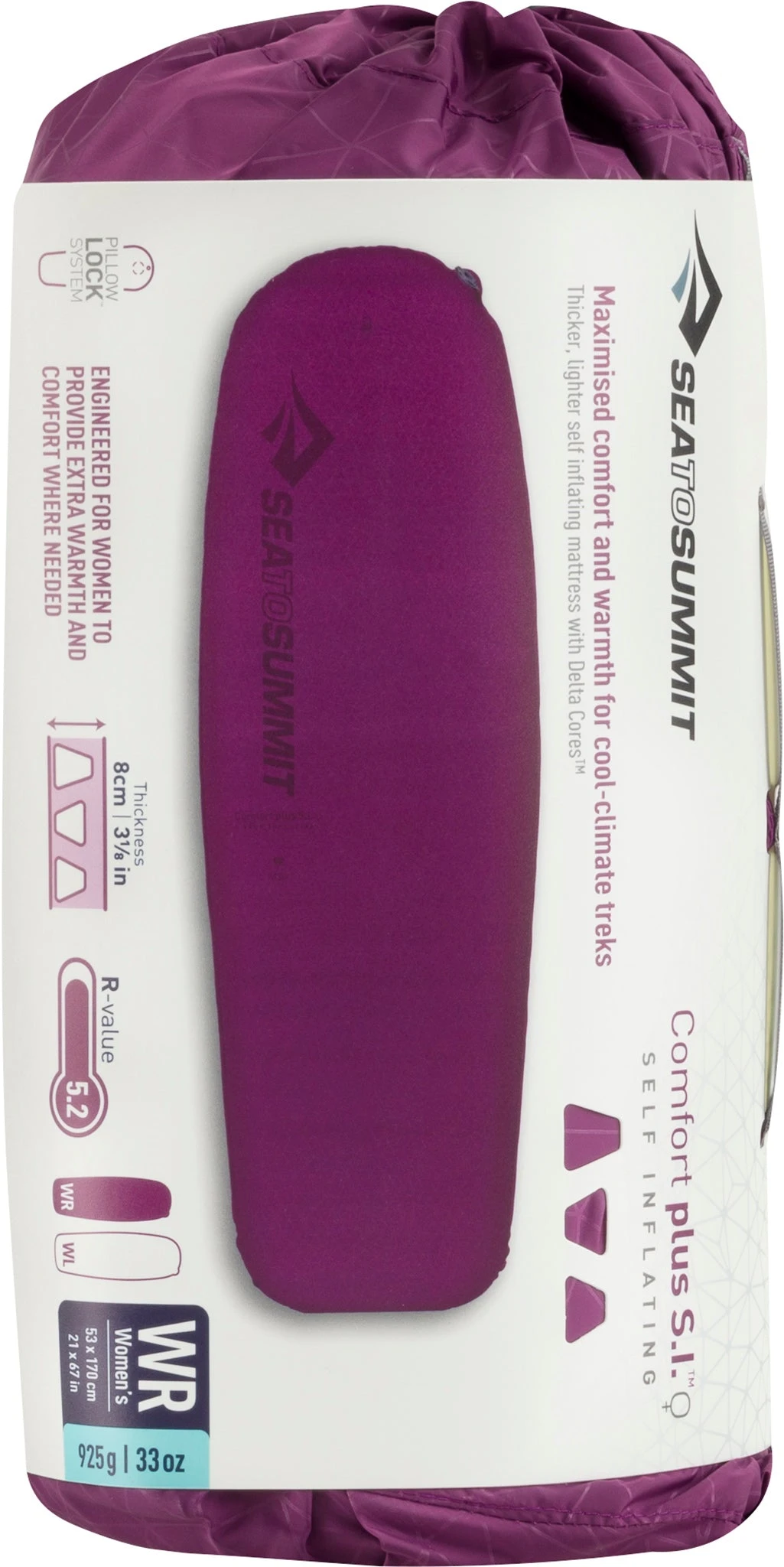 Sea To Summit Comfort Plus Self-Inflating Sleeping Mat - Regular - Women's|-|Matelas De Sol Auto-gonflant Comfort Plus - Régulier - Femme 4 Sea To Summit Comfort Plus Self-Inflating Sleeping Mat - Regular - Women's|-|Matelas De Sol Auto-gonflant Comfort Plus - Régulier - Femme - Image 4