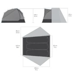Sea To Summit Telos TR3 - Three Person Freestanding Tent -Sea to Summit Sale Store TelosTR3Diagram